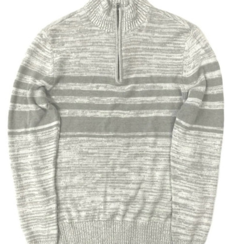 Urban Pipeline Men's Gray Zip-Up Sweater